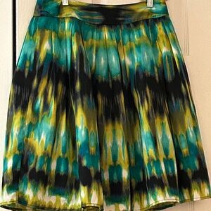 Gorgeous Worthington Abstract Ikat Pleated Skirt - Women's Size 10